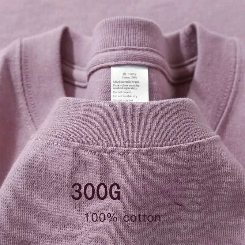 Heavy Cotton Casual Summer T-Shirt
