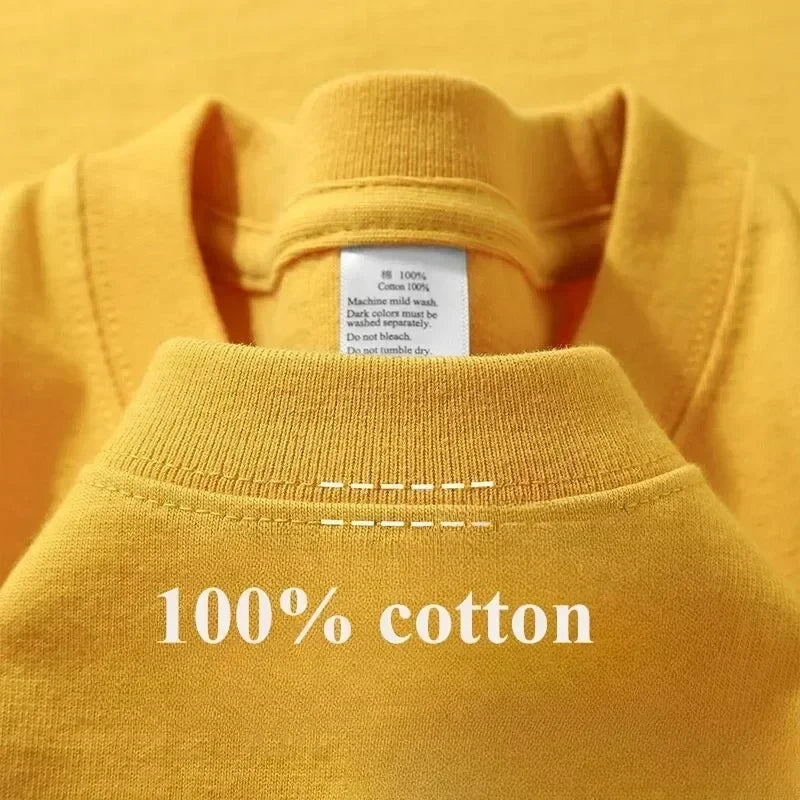 Heavy Cotton Casual Summer T-Shirt