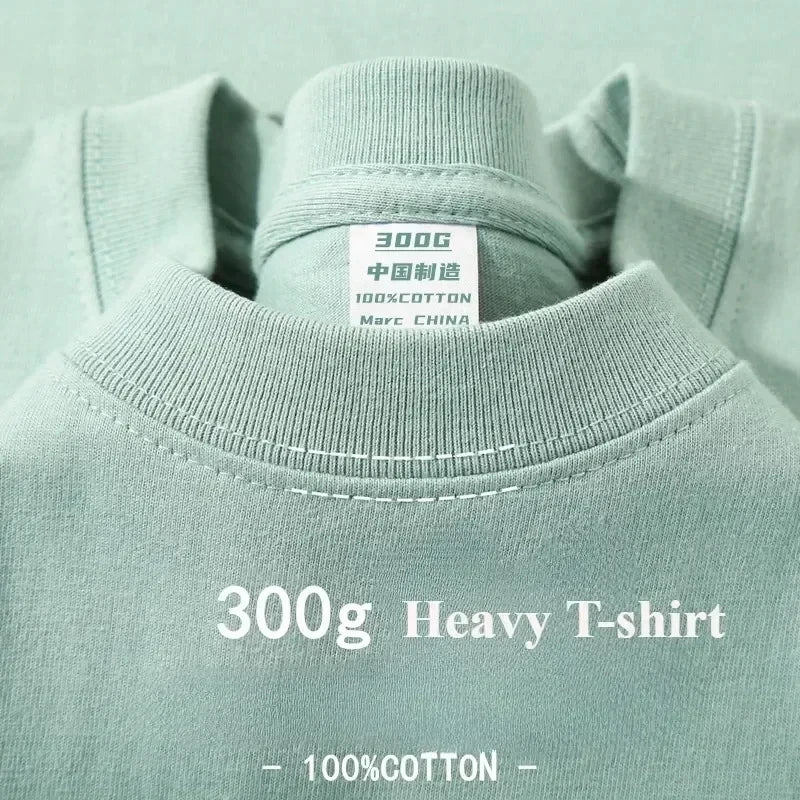 Heavy Cotton Casual Summer T-Shirt