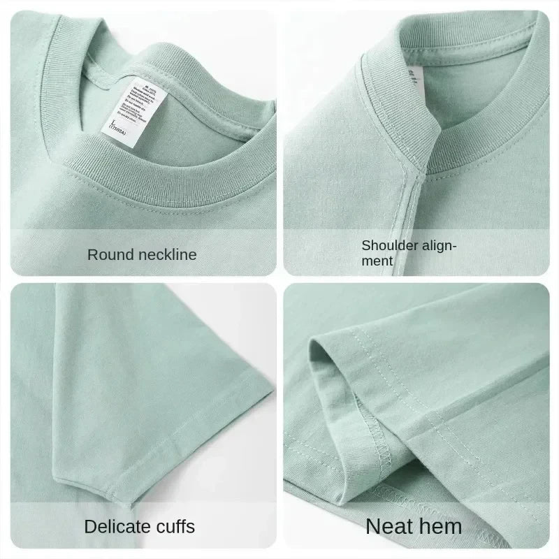 Heavy Cotton Casual Summer T-Shirt