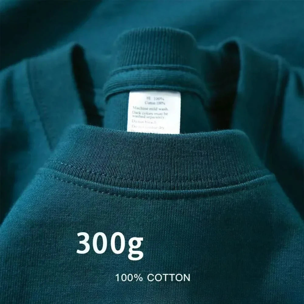 Heavy Cotton Casual Summer T-Shirt