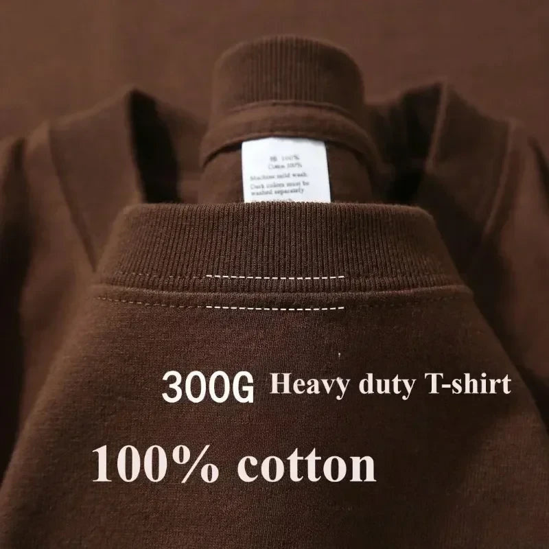 Heavy Cotton Casual Summer T-Shirt