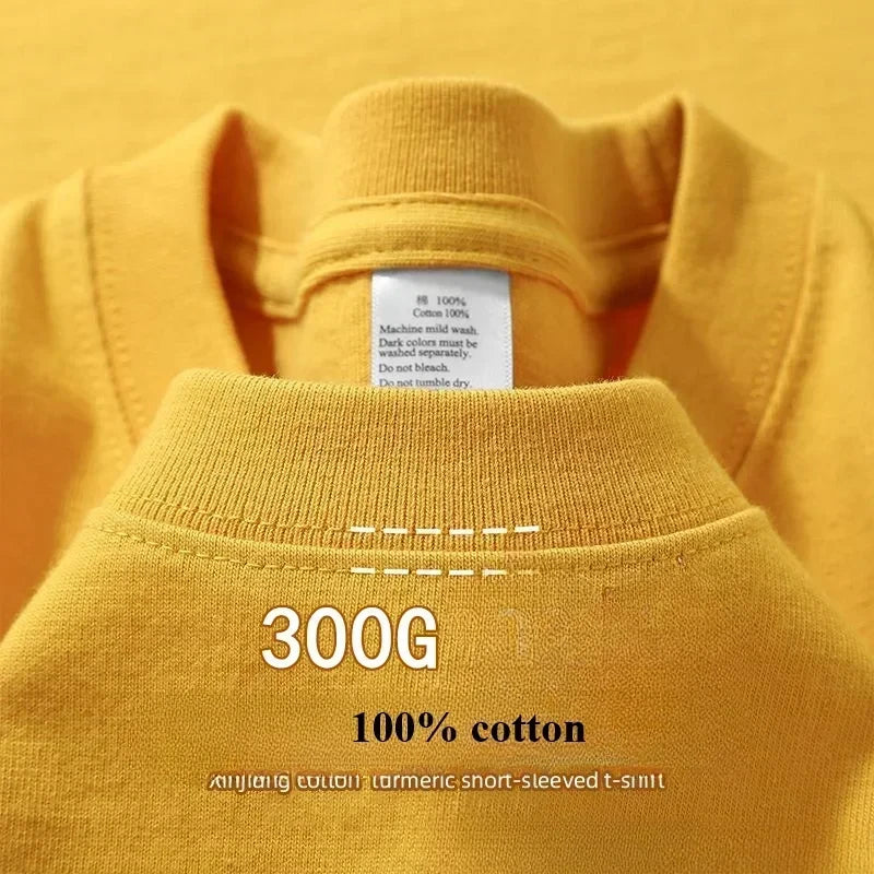 Heavy Cotton Casual Summer T-Shirt