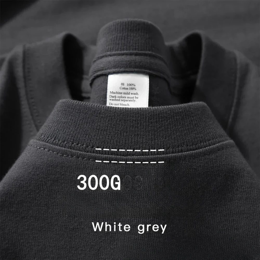 Heavy Cotton Casual Summer T-Shirt