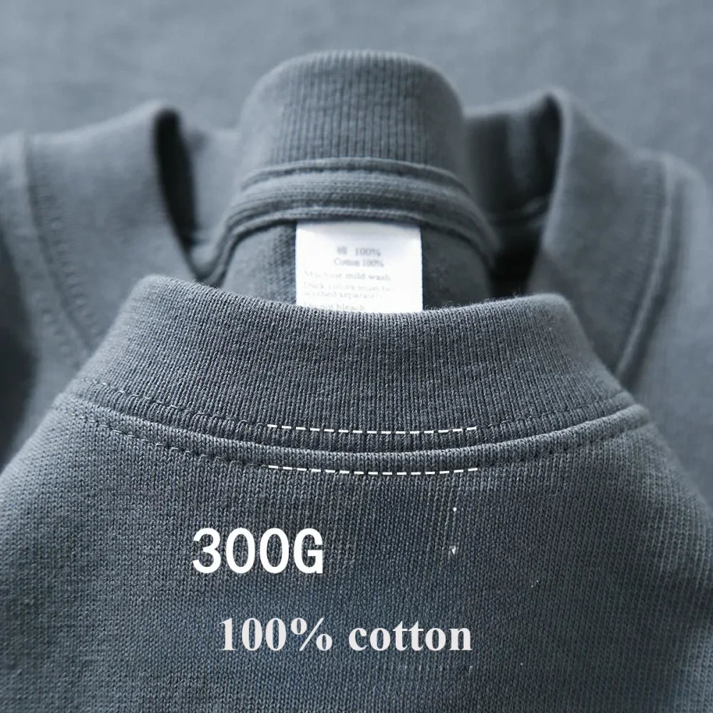 Heavy Cotton Casual Summer T-Shirt