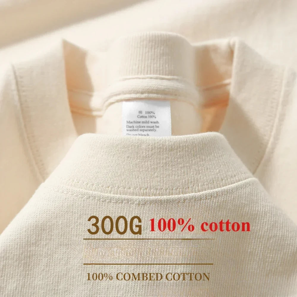Heavy Cotton Casual Summer T-Shirt