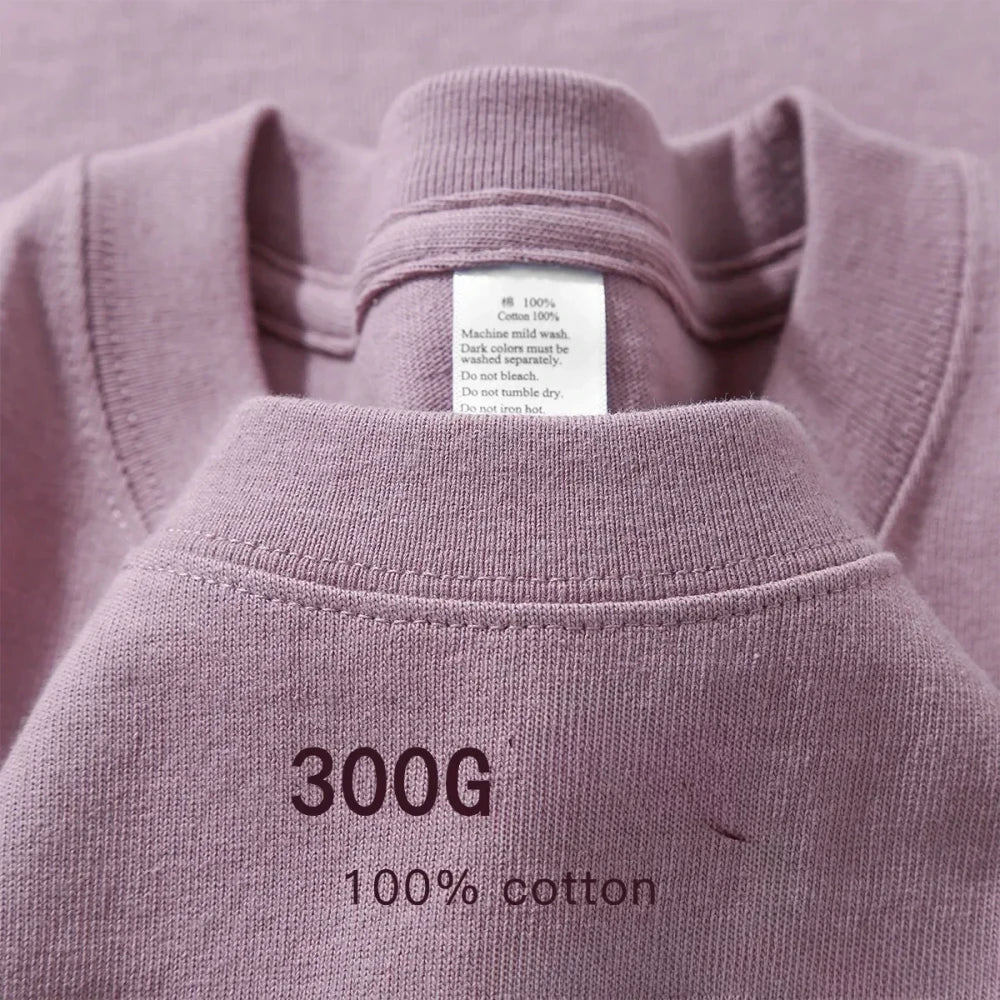 Heavy Cotton Casual Summer T-Shirt