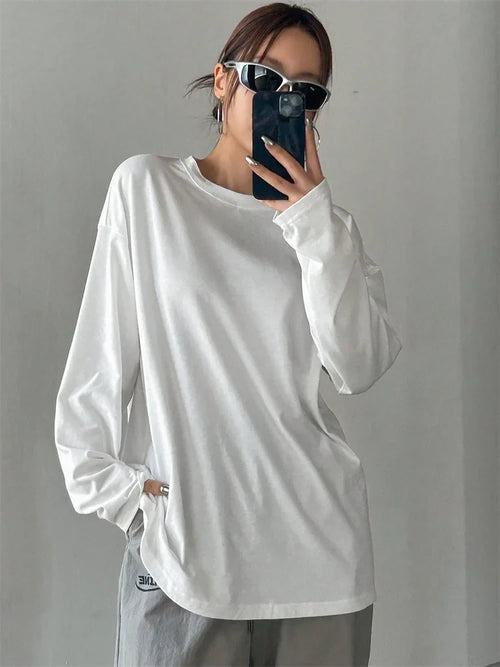 Basic Long Sleeve Loose Tee