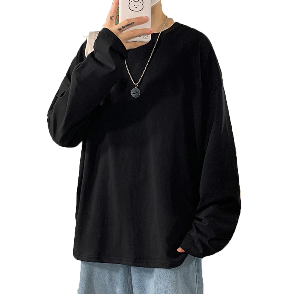 Cotton Oversize Long Sleeve T-Shirt