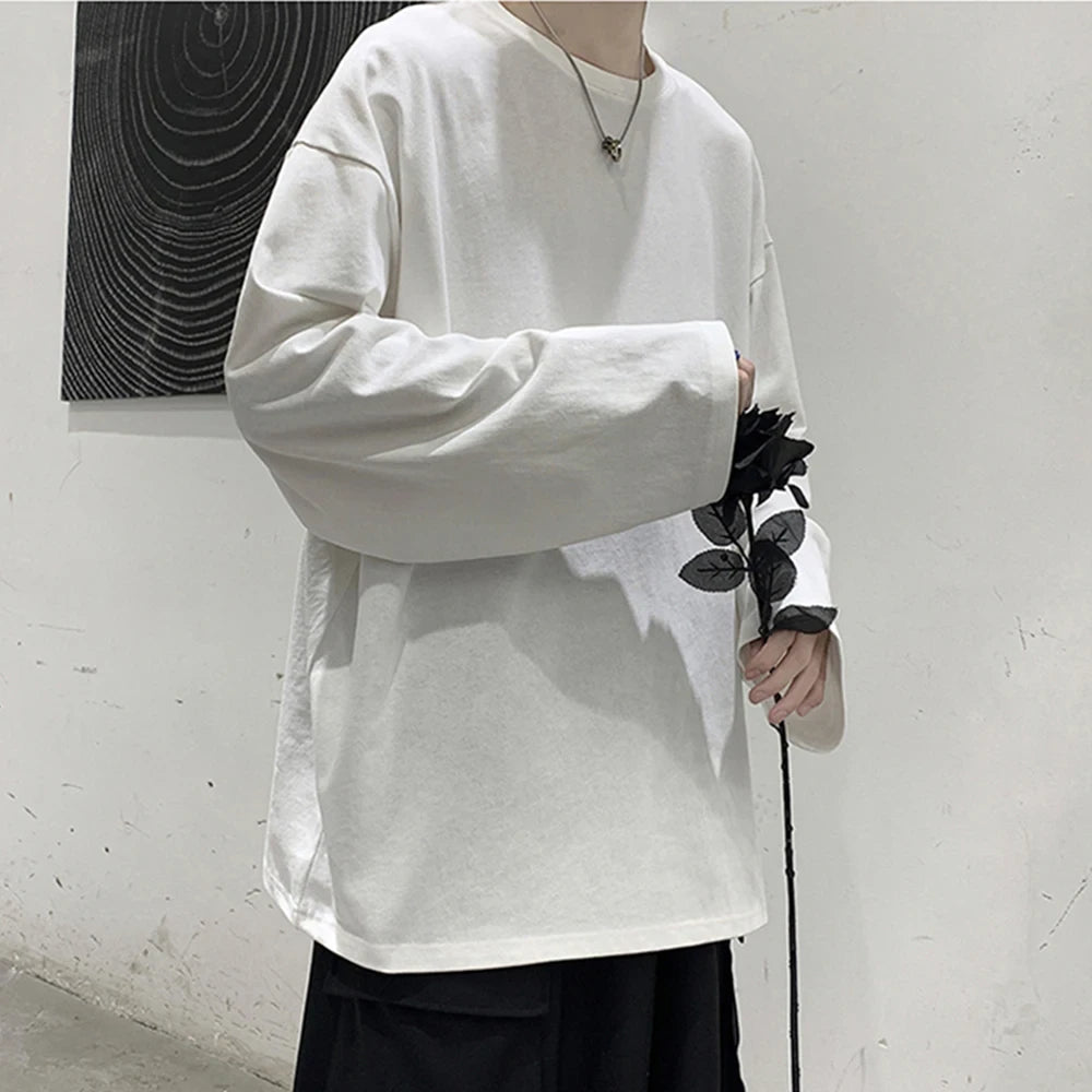 Cotton Oversize Long Sleeve T-Shirt