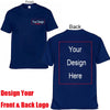 Custom Text Cotton T-Shirt