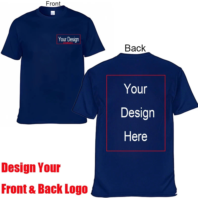 Custom Text Cotton T-Shirt