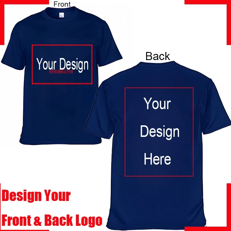Custom Text Cotton T-Shirt