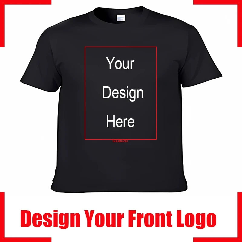 Custom Text Cotton T-Shirt