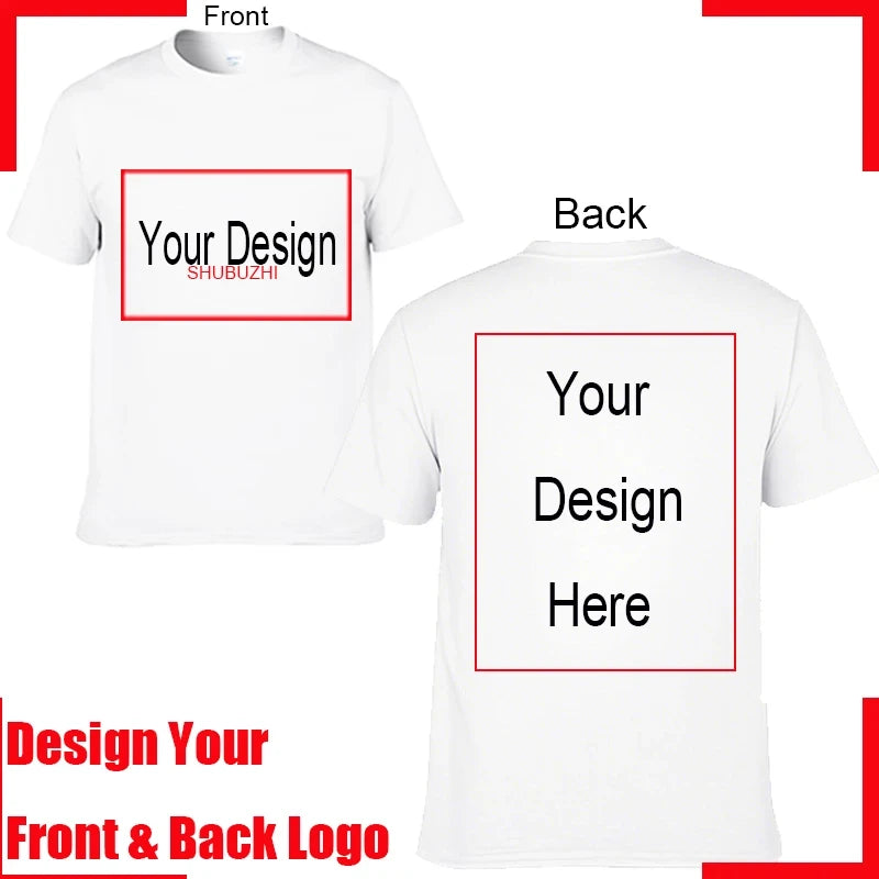 Custom Text Cotton T-Shirt