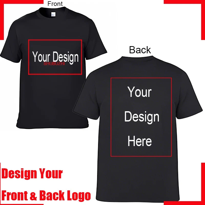 Custom Text Cotton T-Shirt