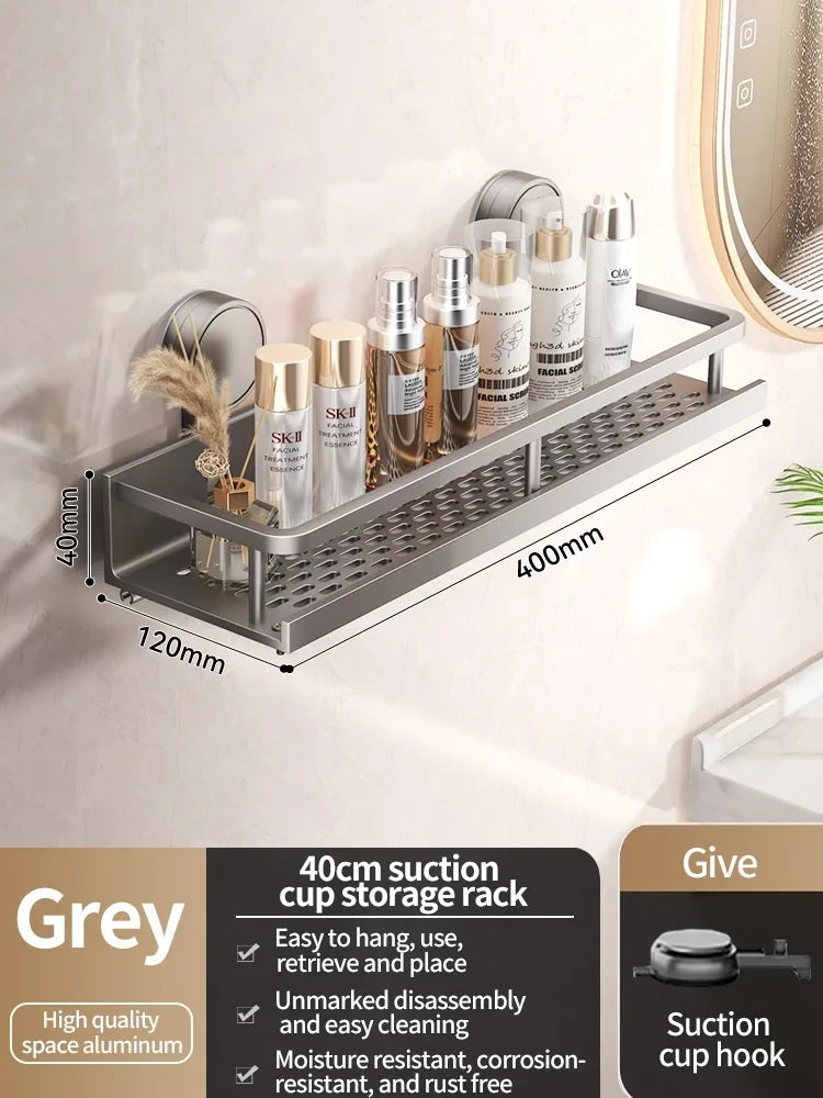 Suction Cup Bathroom Shelf