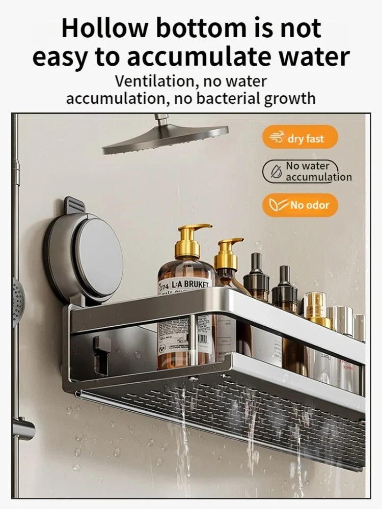 Suction Cup Bathroom Shelf