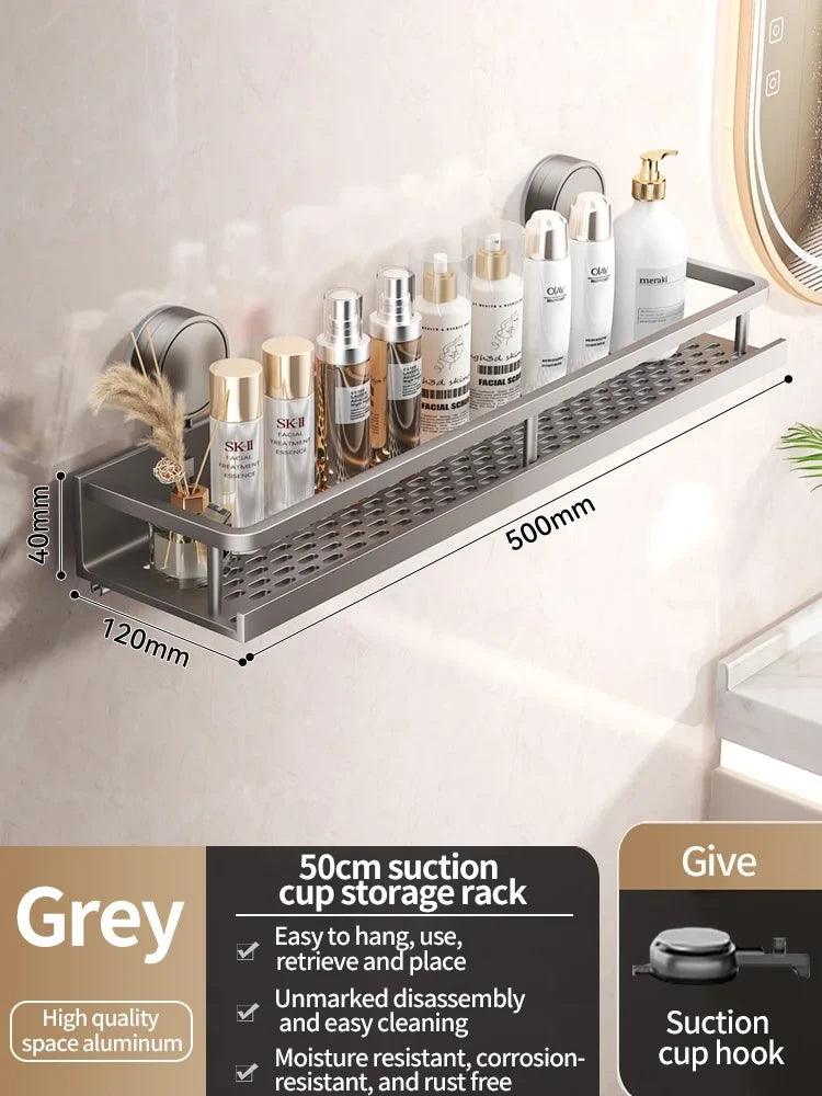 Suction Cup Bathroom Shelf