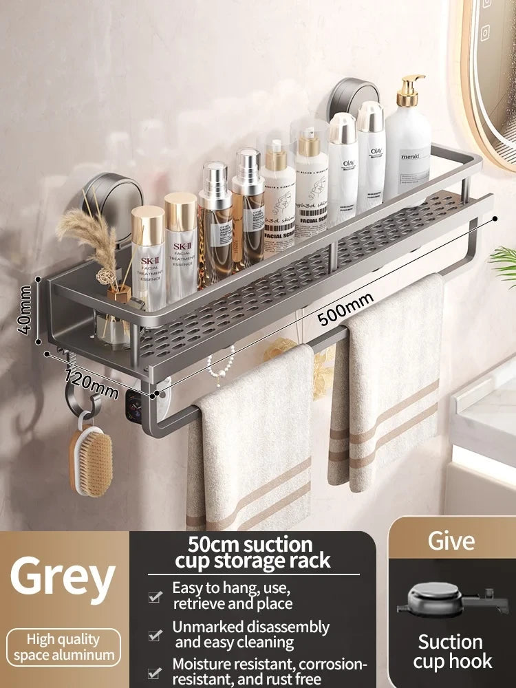 Suction Cup Bathroom Shelf