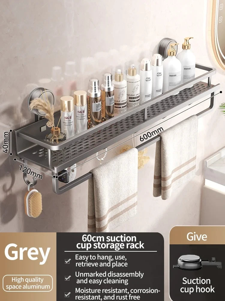 Suction Cup Bathroom Shelf