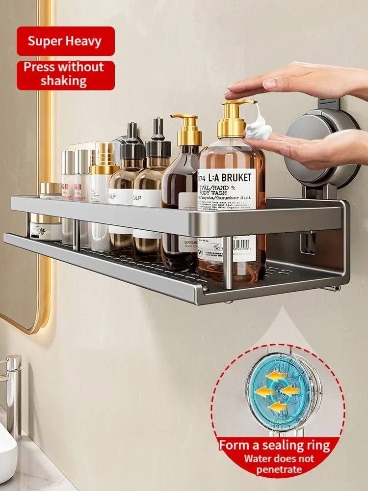 Suction Cup Bathroom Shelf