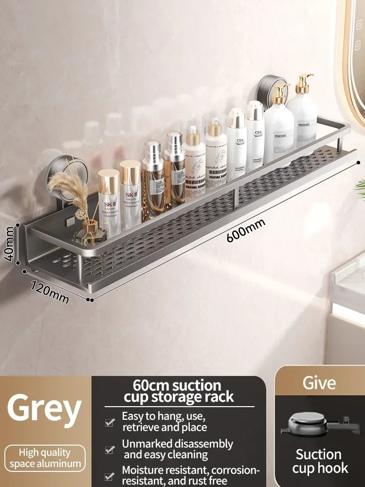 Suction Cup Bathroom Shelf