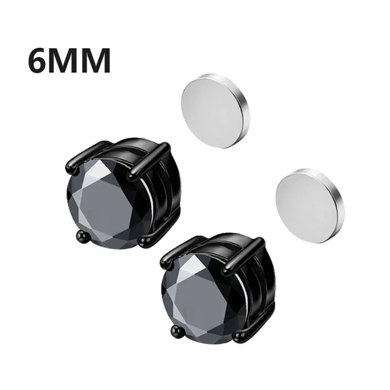 Magnetic Crystal Ear Studs