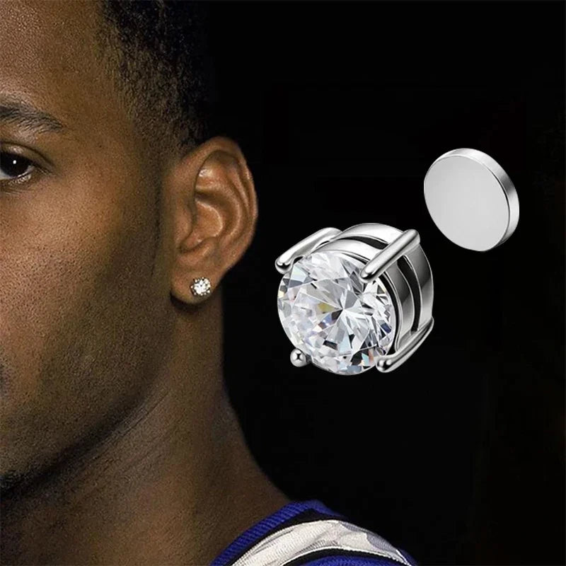 Magnetic Crystal Ear Studs