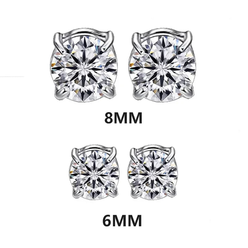 Magnetic Crystal Ear Studs