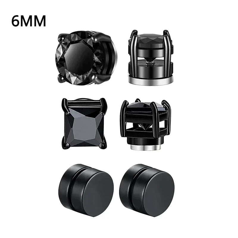 Magnetic Crystal Ear Studs
