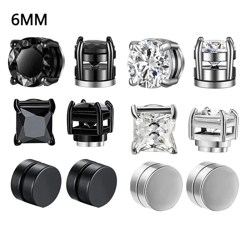 Magnetic Crystal Ear Studs