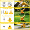 Cordless Electric Lawn Mower Weed Whacker