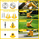 Cordless Electric Lawn Mower Weed Whacker