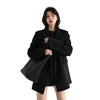 Wool Blend Winter Office Coat