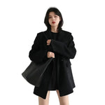 Wool Blend Winter Office Coat