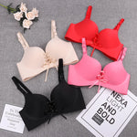 Seamless Wireless Push Up Bra