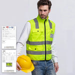 High Visibility Reflective Work Vest
