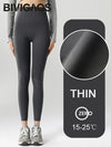 High Waist Fleece Workout Leggings