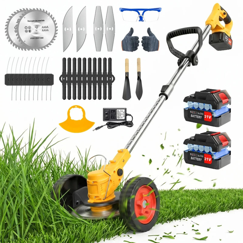 Cordless Electric Lawn Mower Weed Whacker