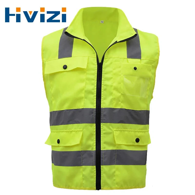 High Visibility Reflective Work Vest