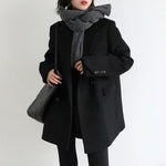 Wool Blend Winter Office Coat
