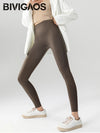 High Waist Fleece Workout Leggings