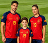 Spain Style 3D Print Football Jersey