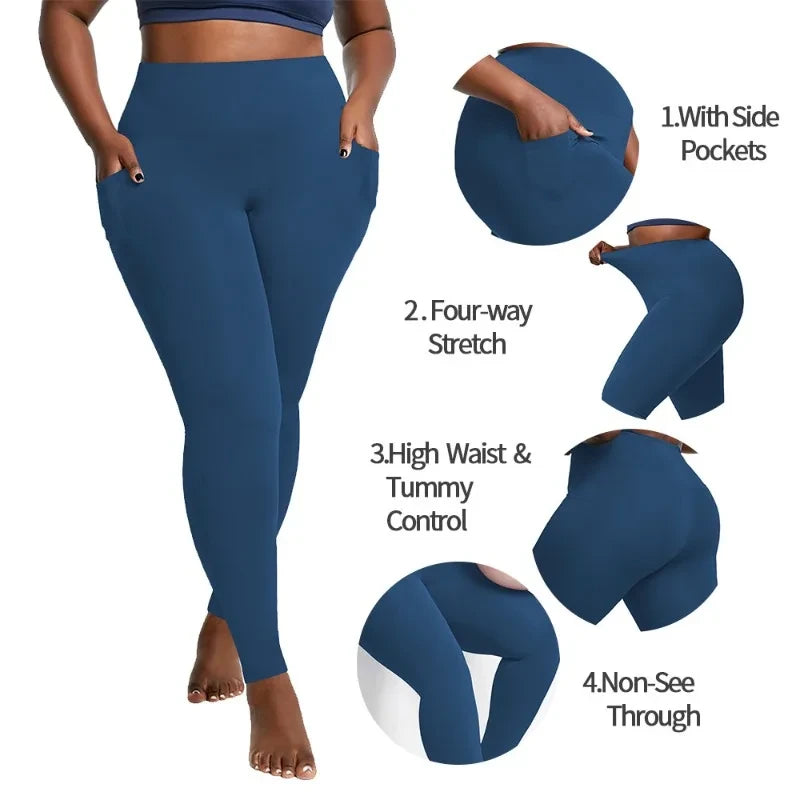 High Waisted Pocket Yoga Leggings