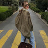 Faux Suede Bomber Jacket