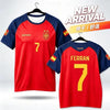 Spain Style 3D Print Football Jersey