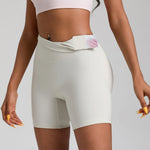 High Waist Nylon Yoga Short