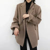 Wool Blend Winter Office Coat