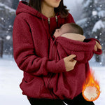 Warm Fleece Baby Carrier Hoodie